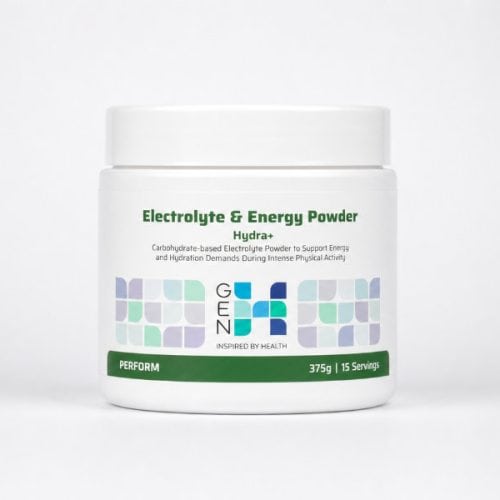 GenH Mock ups - Hydra+ Electrolyte & Energy Powder (375g)